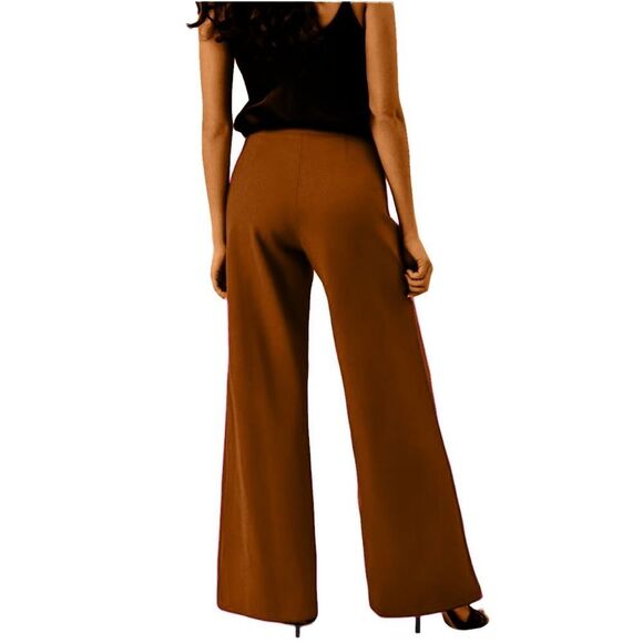 Chloé Kristyn Bridgette Pant size Large in copper brown - Picture 2 of 8